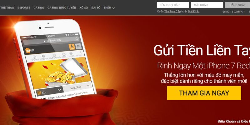 Trang chủ 188Bet đơn giản và thân thiện